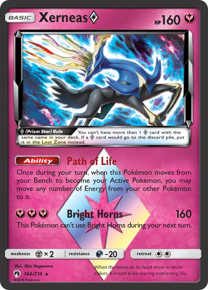 Xerneas Prism Star, Lost Thunder 144/214