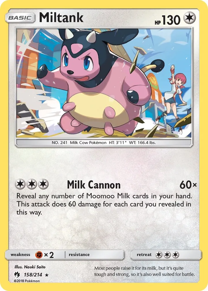 Miltank, Lost Thunder 158/214