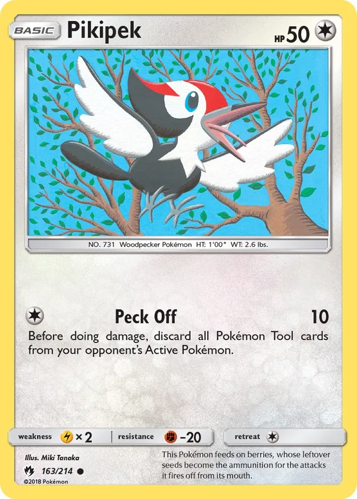 Pikipek, Lost Thunder 163/214