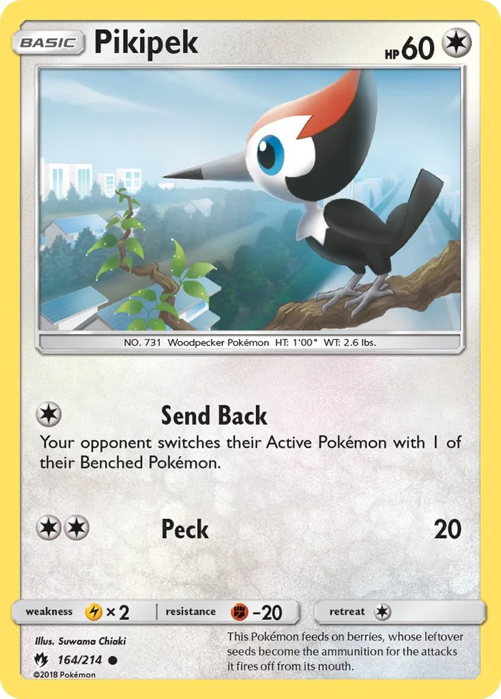 Pikipek, Lost Thunder 164/214