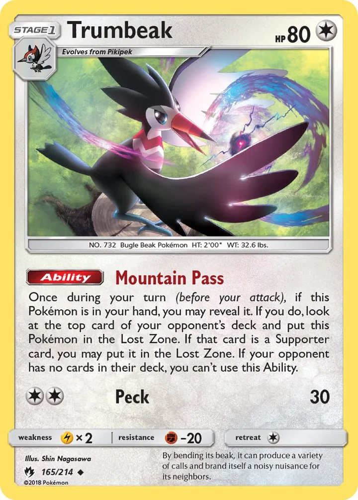 Trumbeak, Lost Thunder 165/214