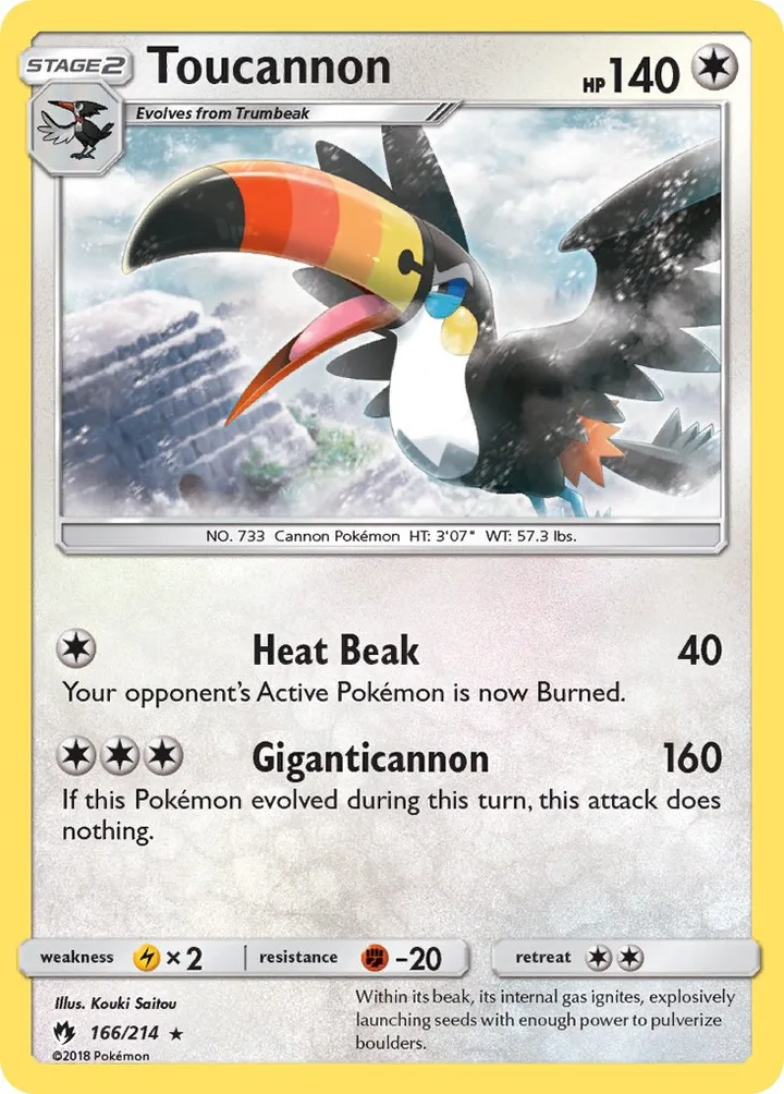 Toucannon, Lost Thunder 166/214