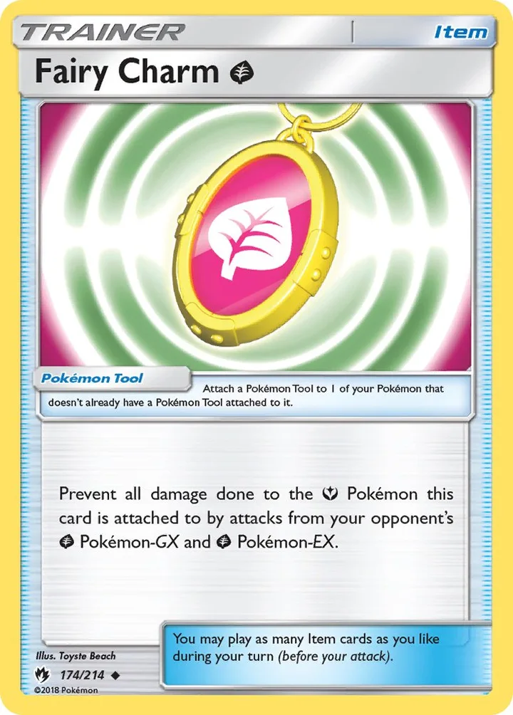 Fairy Charm Grass, Lost Thunder 174/214