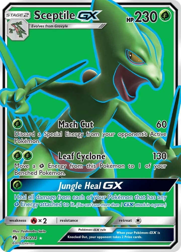 Sceptile-GX, Lost Thunder 196/214