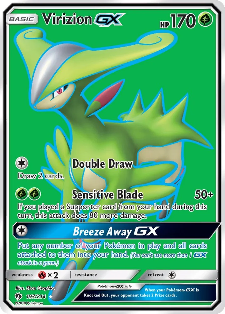 Virizion-GX, Lost Thunder 197/214