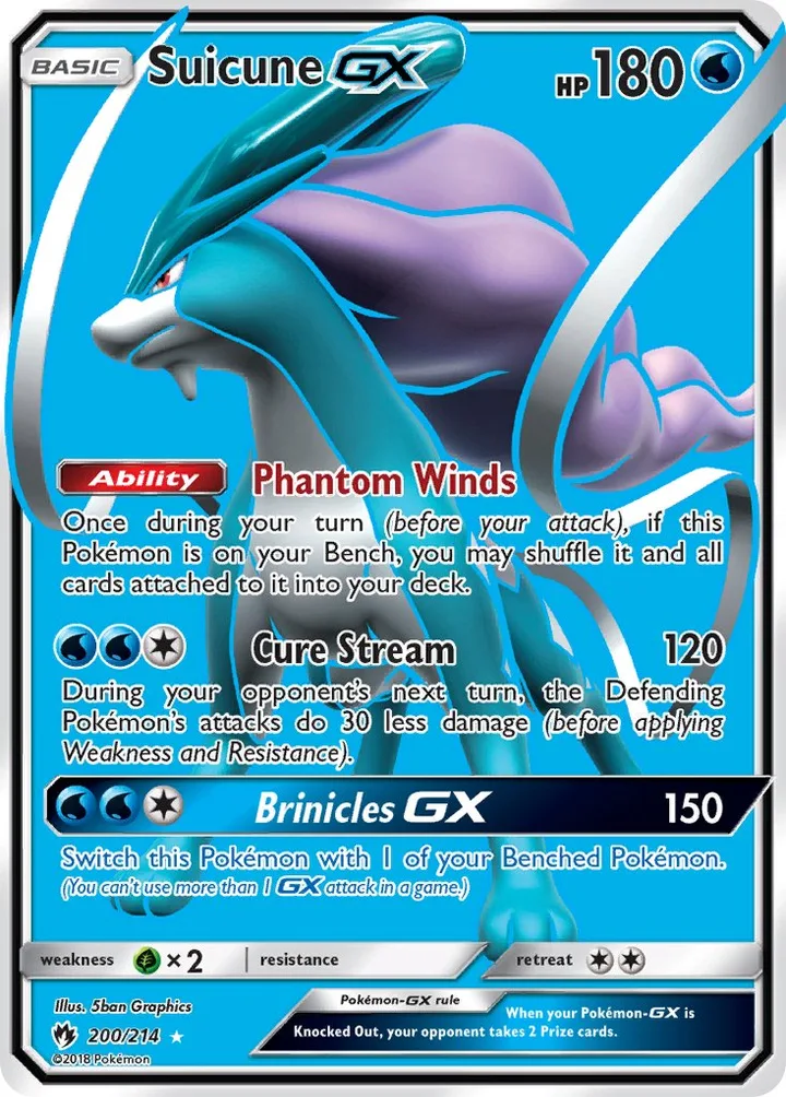 Suicune-GX, Lost Thunder 200/214
