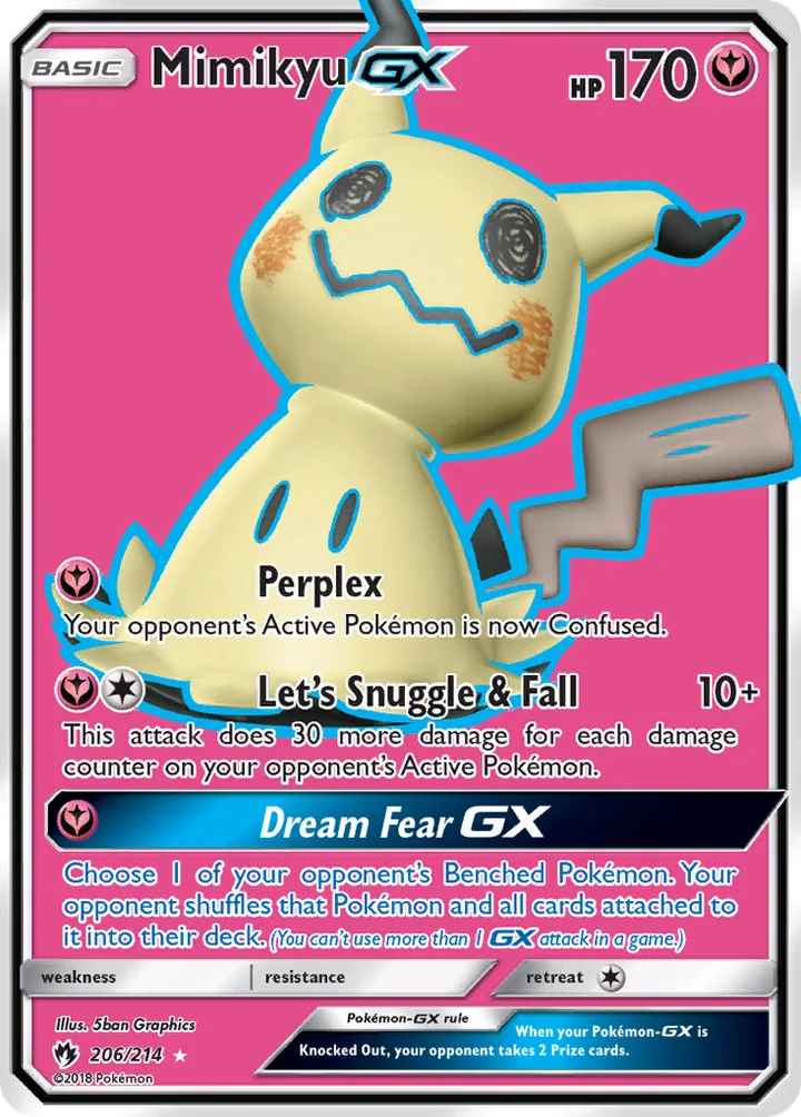 Mimikyu-GX, Lost Thunder 206/214