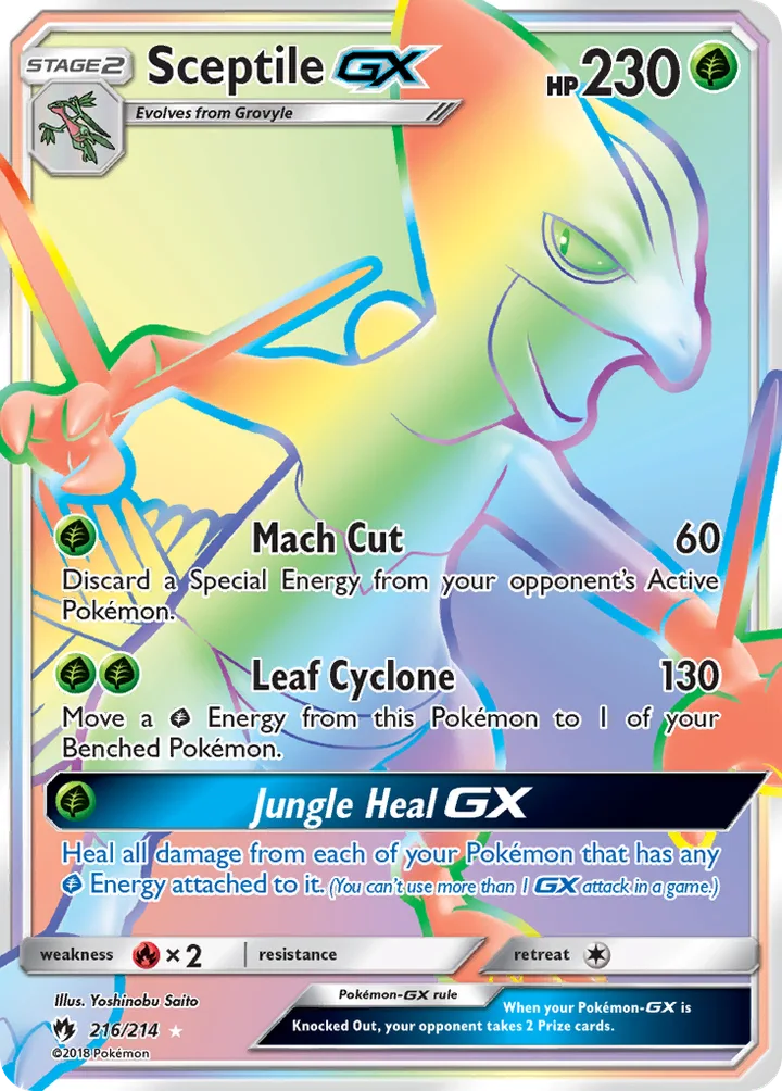 Sceptile-GX, Lost Thunder 216/214