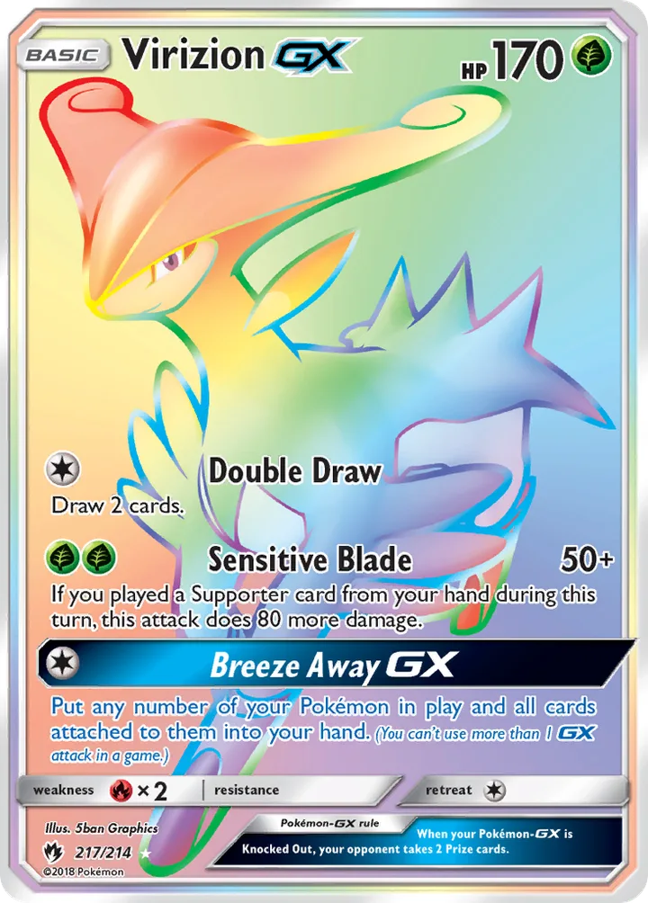 Virizion-GX, Lost Thunder 217/214