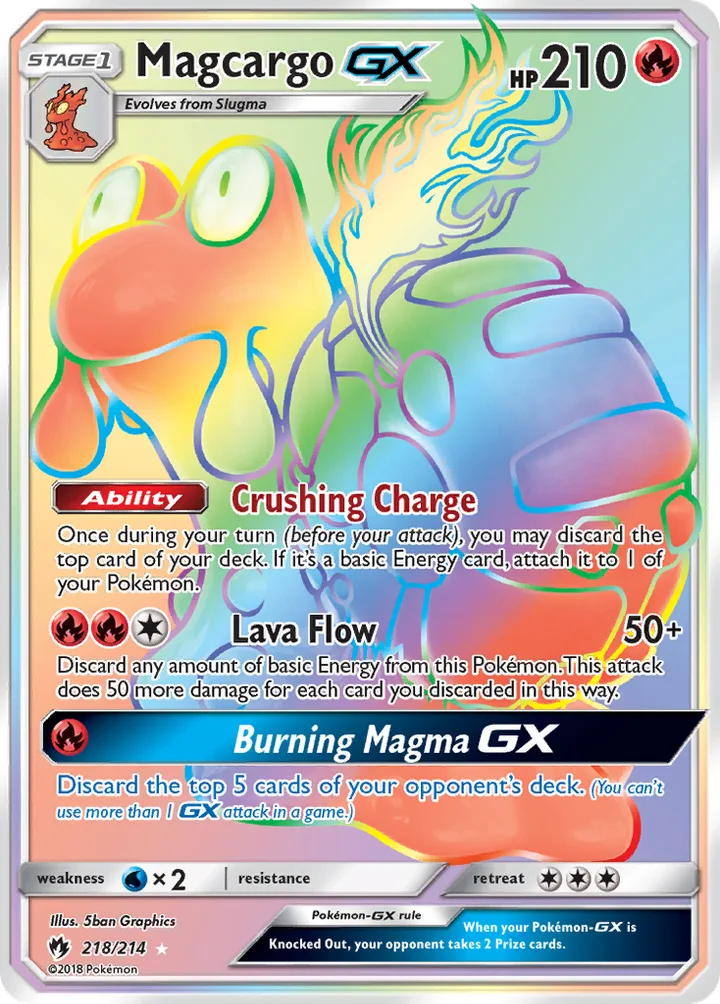 Magcargo-GX, Lost Thunder 218/214