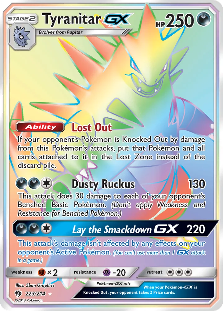 Tyranitar-GX, Lost Thunder 223/214