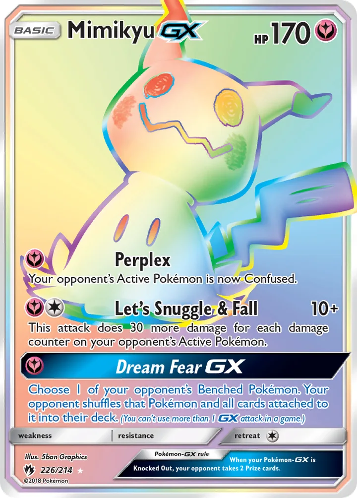 Mimikyu-GX, Lost Thunder 226/214