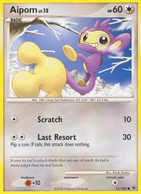 Aipom, Majestic Dawn 51/100