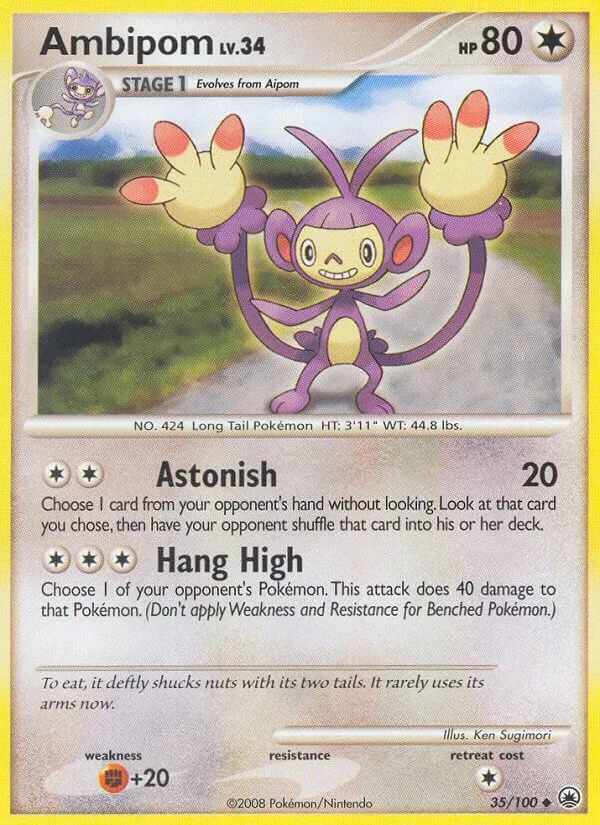 Ambipom, Majestic Dawn 35/100