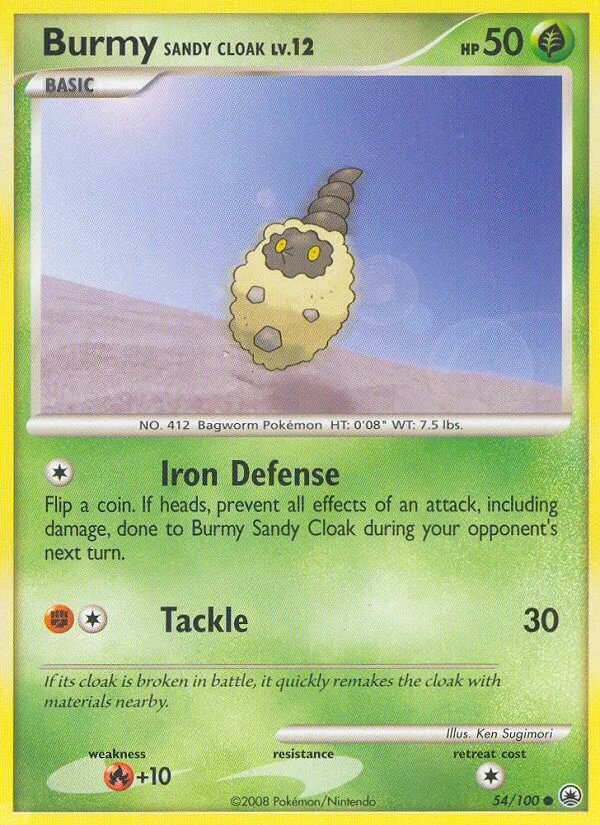 Burmy Sandy Cloak, Majestic Dawn 54/100