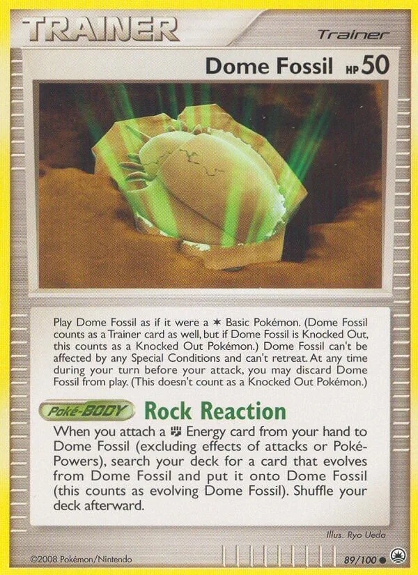 Dome Fossil, Majestic Dawn 89/100