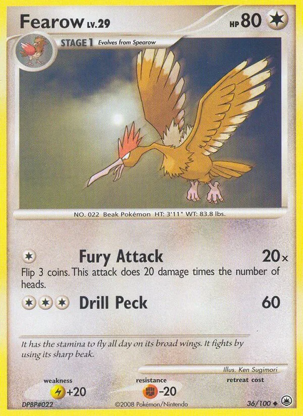 Fearow, Majestic Dawn 36/100