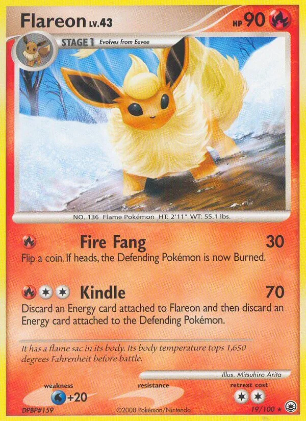Flareon, Majestic Dawn 19/100