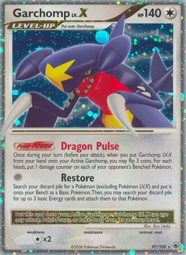 Garchomp LV.X, Majestic Dawn 97/100
