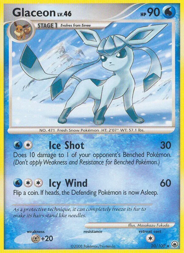 Glaceon, Majestic Dawn 20/100