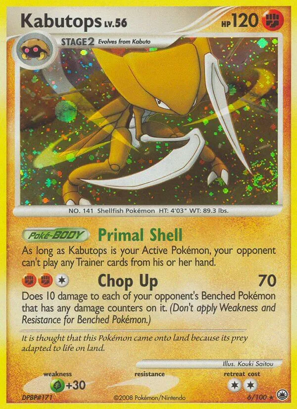 Kabutops, Majestic Dawn 6/100