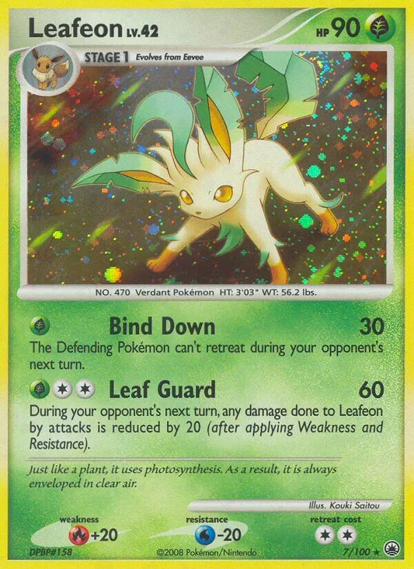 Leafeon, Majestic Dawn 7/100
