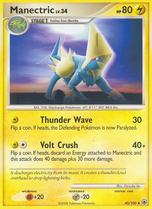 Manectric, Majestic Dawn 40/100