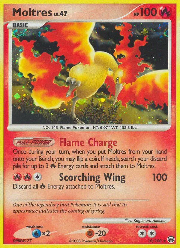 Moltres, Majestic Dawn 10/100