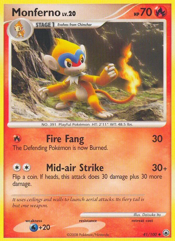 Monferno, Majestic Dawn 41/100