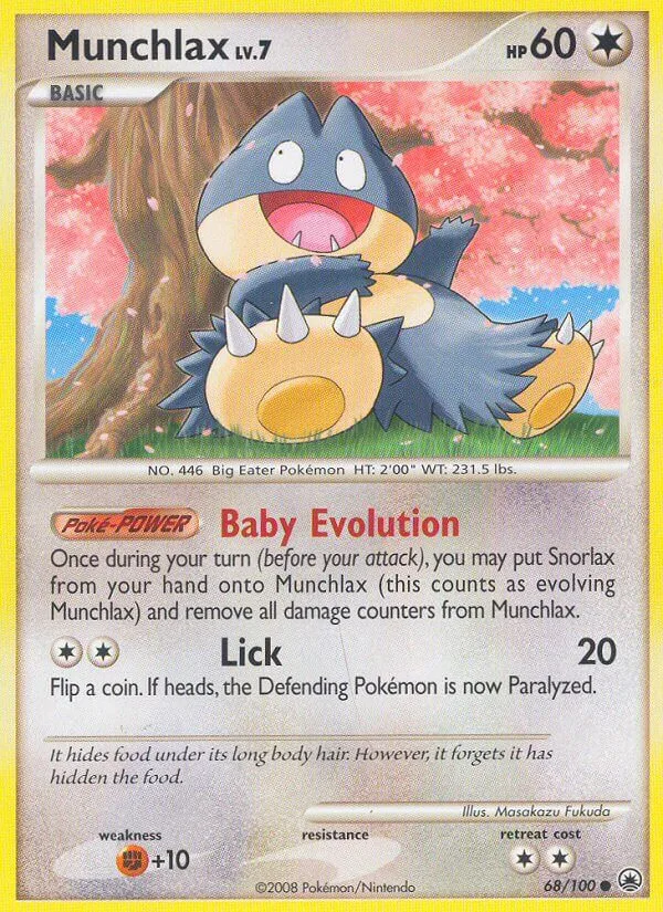 Munchlax, Majestic Dawn 68/100