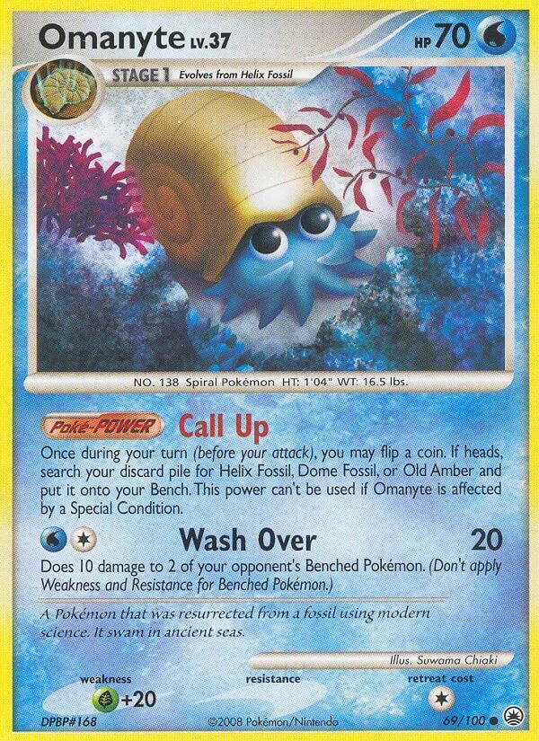 Omanyte, Majestic Dawn 69/100