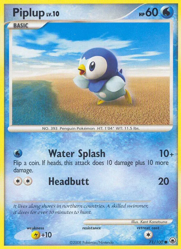 Piplup, Majestic Dawn 71/100