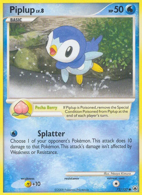 Piplup, Majestic Dawn 72/100