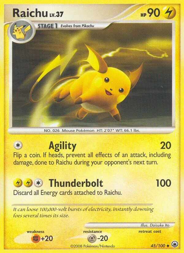 Raichu, Majestic Dawn 45/100
