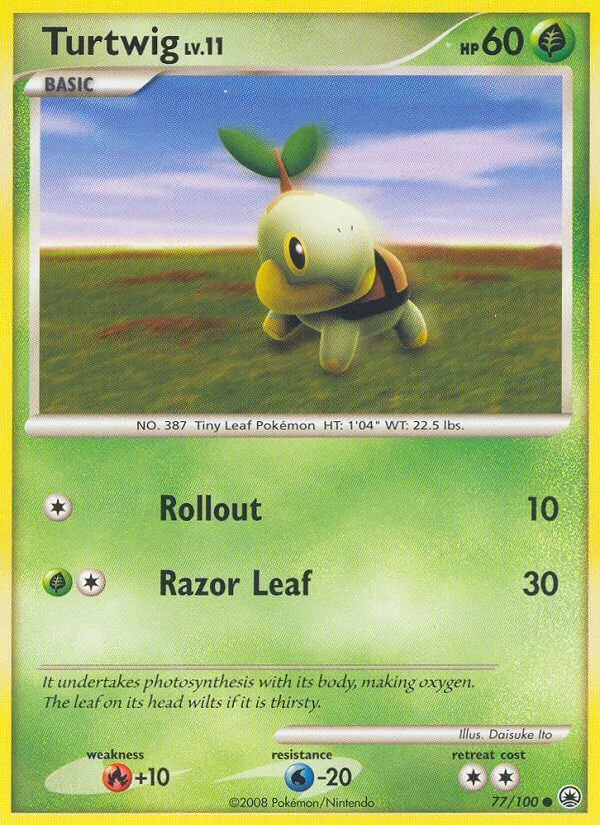 Turtwig, Majestic Dawn 77/100