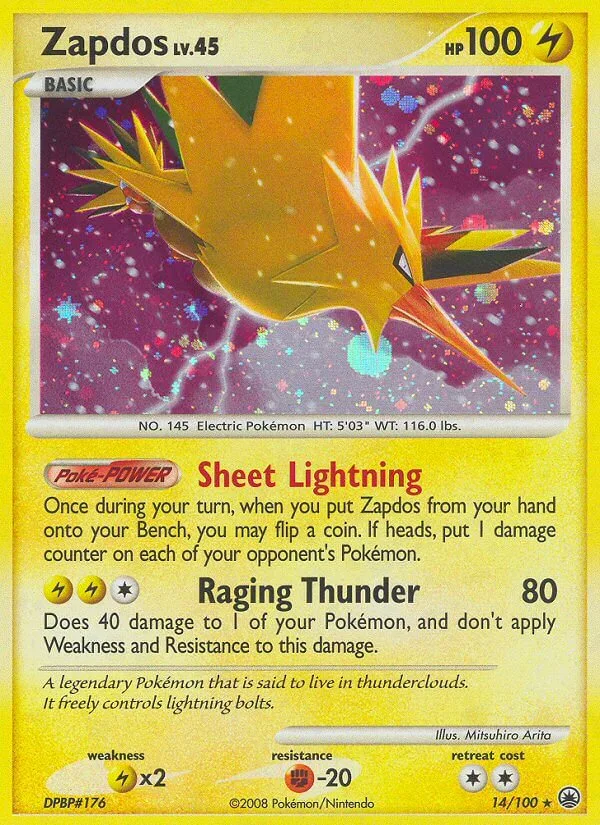 Zapdos, Majestic Dawn 14/100