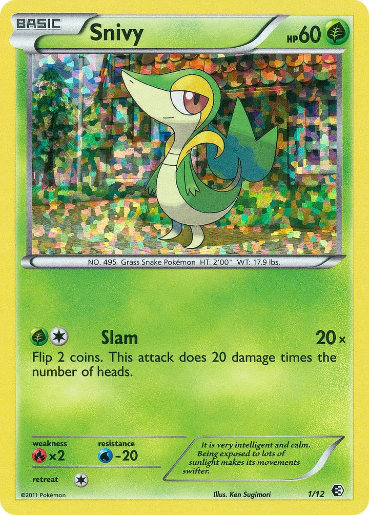 Snivy, McDonald's Collection 2011 1/12