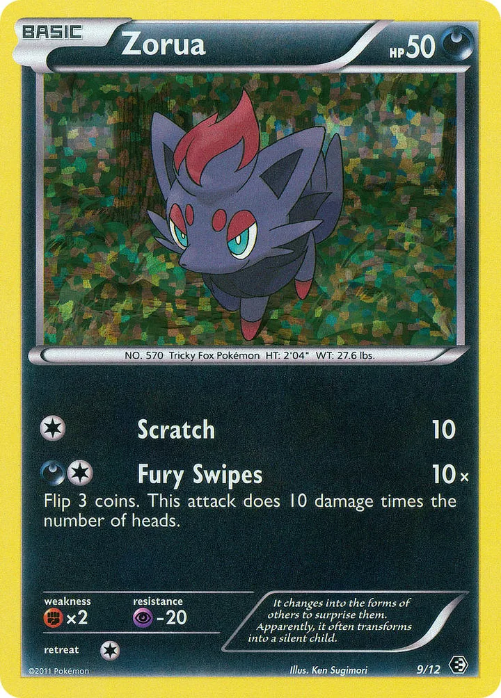 Zorua, McDonald's Collection 2011 9/12