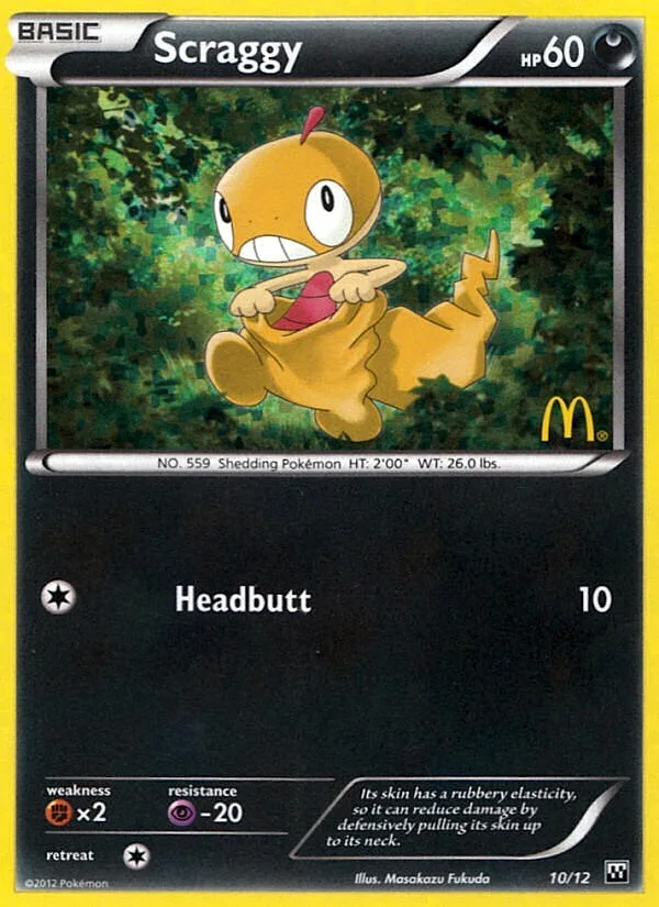 Scraggy, McDonald's Collection 2012 10/12