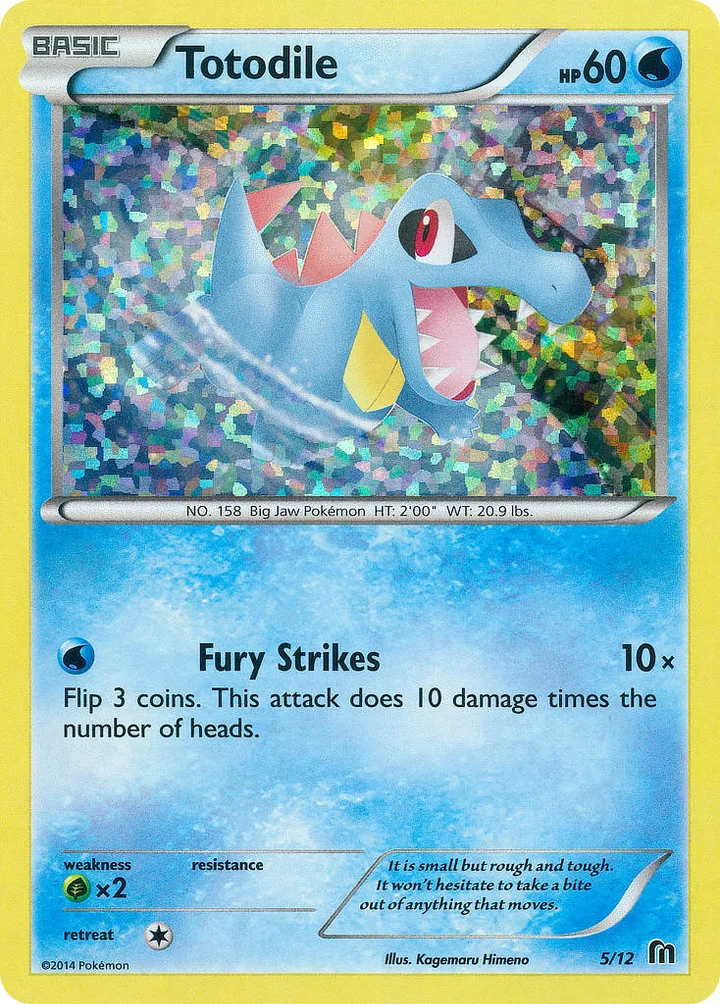 Totodile, McDonald's Collection 2016 5/12