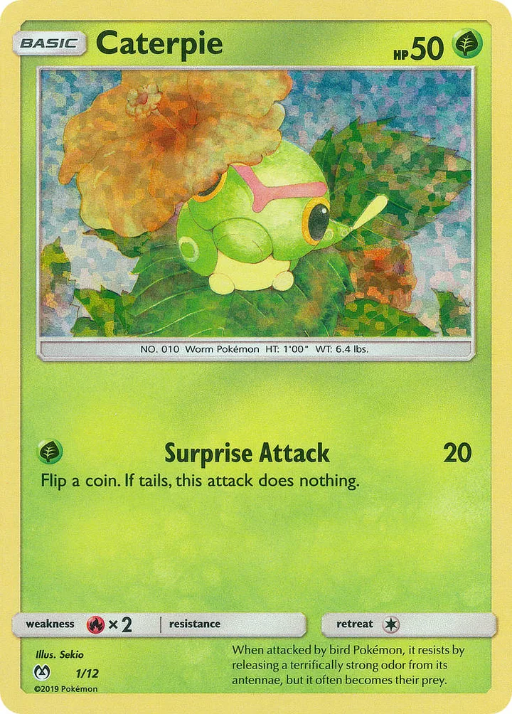 Caterpie, McDonald's Collection 2019 1/12