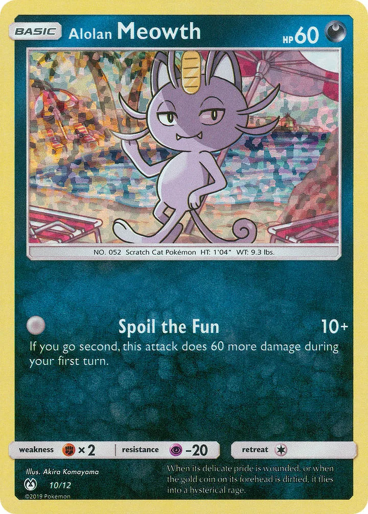 Alolan Meowth, McDonald's Collection 2019 10/12