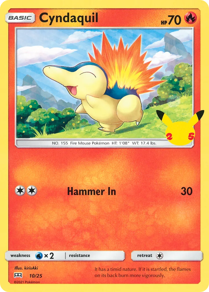 Cyndaquil, McDonald's Collection 2021 10/25