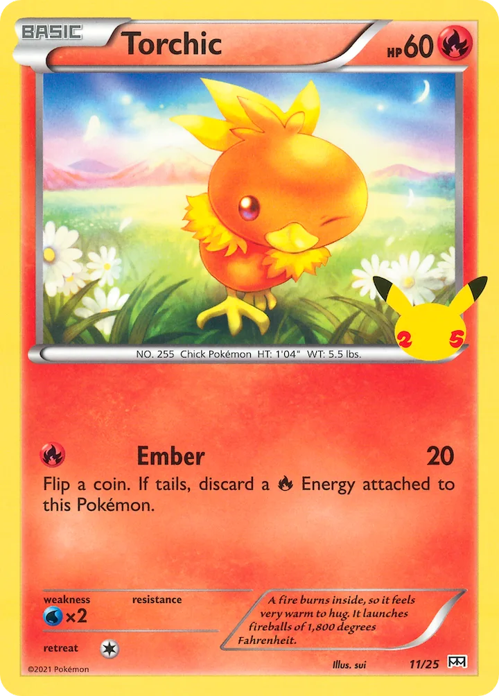 Torchic, McDonald's Collection 2021 11/25