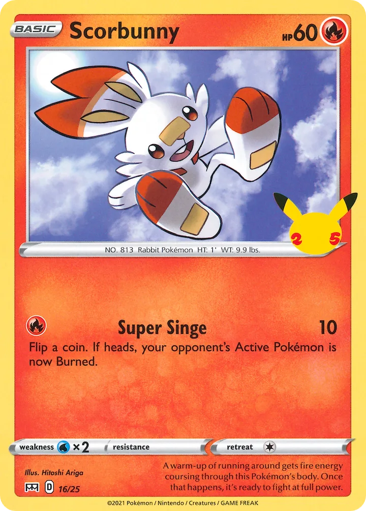 Scorbunny, McDonald's Collection 2021 16/25