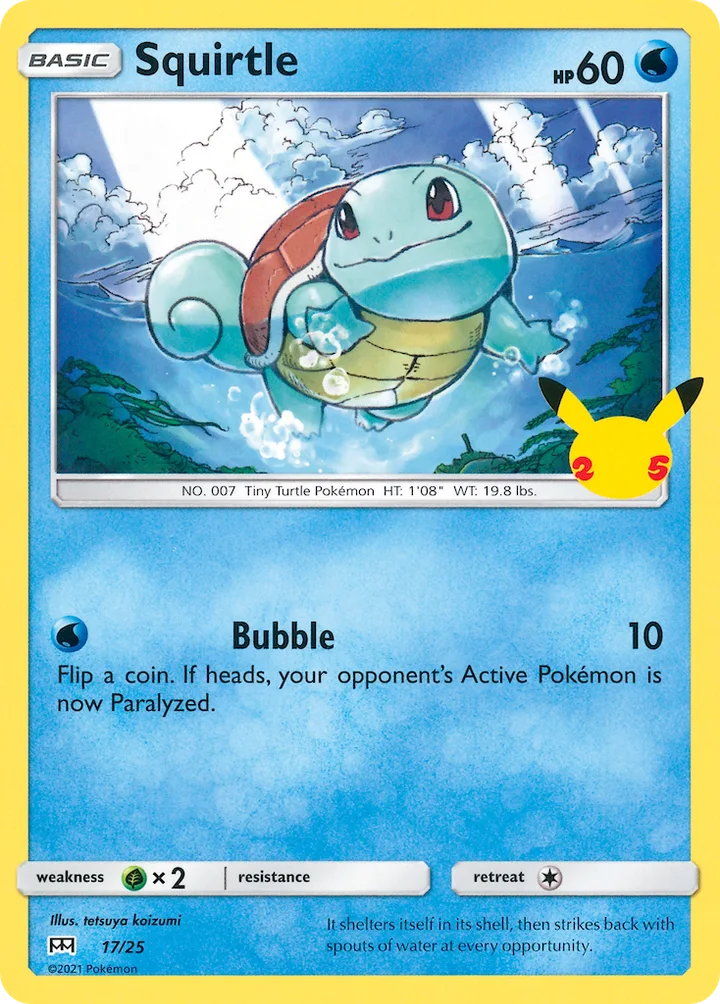 Squirtle, McDonald's Collection 2021 17/25