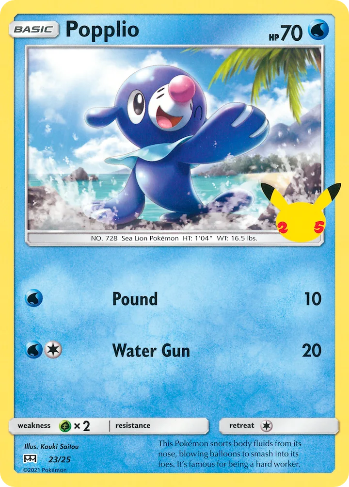 Popplio, McDonald's Collection 2021 23/25