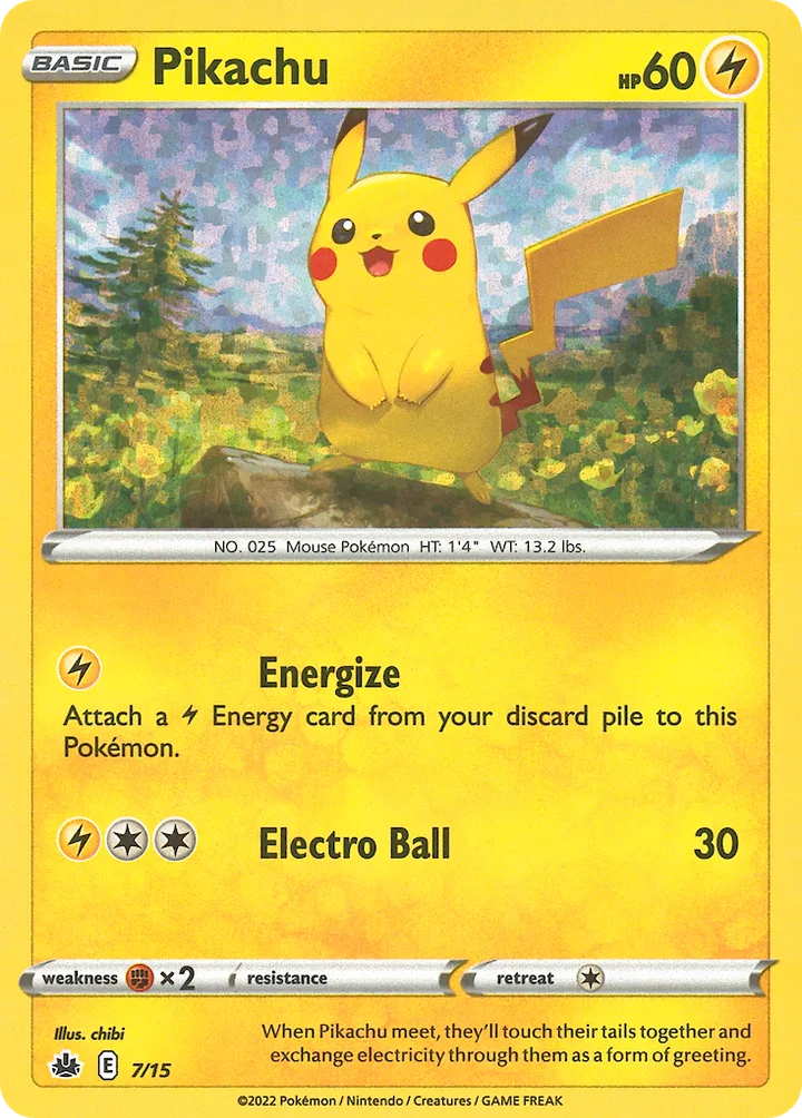 Pikachu, McDonald's Collection 2022 7/15