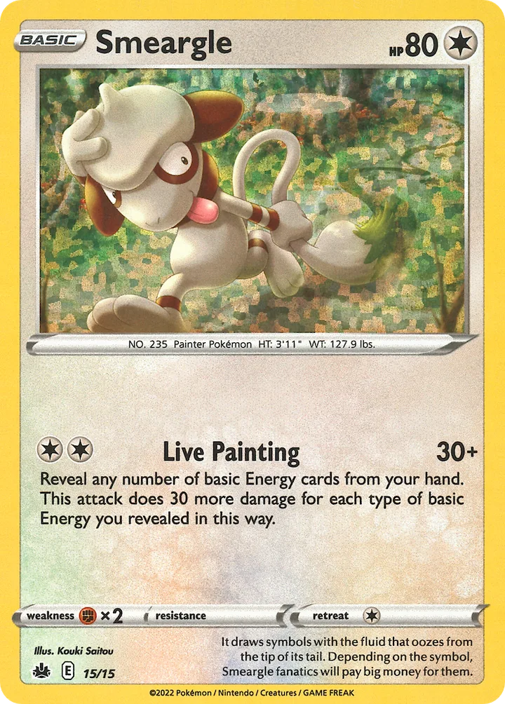 Smeargle, McDonald's Collection 2022 15/15