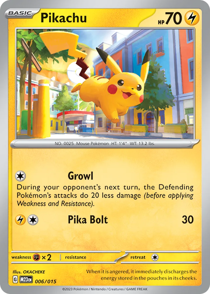 Pikachu, McDonald's Match Battle 2023 006/015